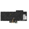 Asus ROG Zephyrus G14 GA402 gyári billentyűzet (GR kiosztás, háttérvilágítással, sötétlila)