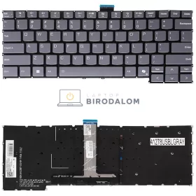  Lenovo ThinkBook 14 G6 IRL / G6 ABP / G6+ IMH / G7 ARP IML / G8 IAL IRL gyári billentyűzet (US kiosztás, háttérvilágítással, szürke, keret nélkül)