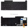 Asus ROG Strix G16 2023 G614JI, G614JU, G614JV, G614JZ, G634JY gyári billentyűzet (US kiosztás, 4-zónás RGB háttérvilágítással)