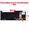 Asus ROG Strix G16 2023 G614JI, G614JU, G614JV, G614JZ, G634JY gyári billentyűzet (US kiosztás, 4-zónás RGB háttérvilágítással)