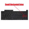 Asus ROG Strix G16 2023 G614JI, G614JU, G614JV, G614JZ, G634JY gyári billentyűzet (US kiosztás, 4-zónás RGB háttérvilágítással)