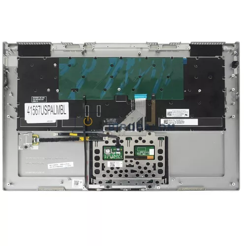 Lenovo IdeaPad Yoga 920-13IKB gyári billentyűzet cseréhez (US kiosztás, háttérvilágítással), ezüst