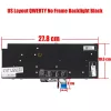 Dell Latitude 14 7450 / 16 7650 / 7340 / 7430 / 7440 / 7640 gyári billentyűzet (US kiosztás), fekete