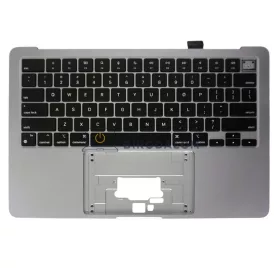   Apple MacBook Air 13" M3 A3113 Early 2024 gyári billentyűzet palmresttel (US kiosztás) - Szürke