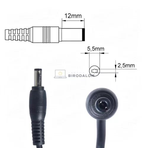 Toshiba / Turbo-X 19V 4.74A (90W) 5.5x2.5mm OEM laptop töltő