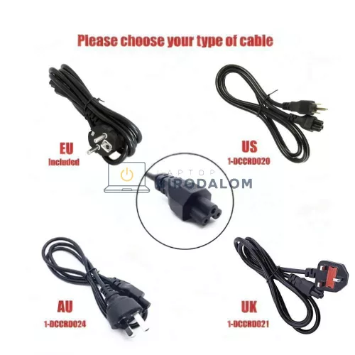 Fujitsu 20V 3.25A (65W) 5.5x2.5mm OEM laptop töltő – Amilo, LifeBook sorozat