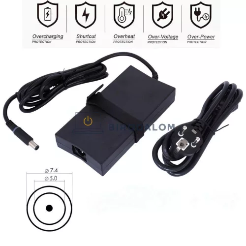 Dell 19.5V 6.7A (130W) 7.4x5.0mm OEM laptop töltő