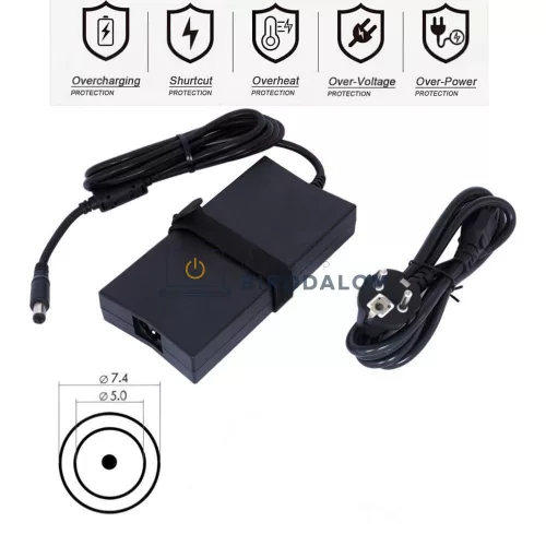 Dell 19.5V 7.7A (150W) 7.4x5.0mm OEM laptop töltő