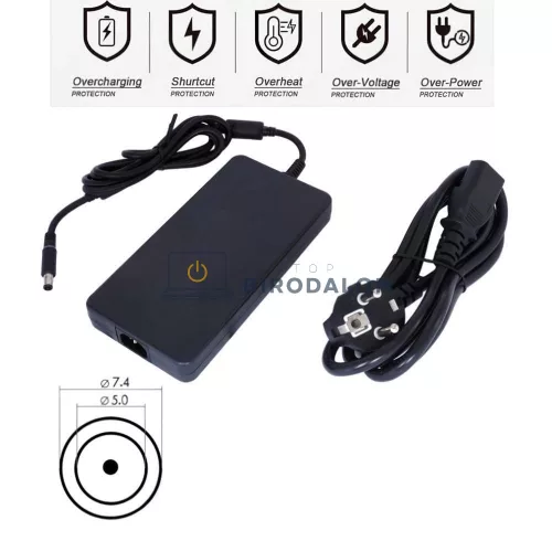 Dell Alienware 51m R2, G7 7700, G15 5520, Precision M6400, M6500, M17 R1 19.5V 12.3A 240W OEM laptop