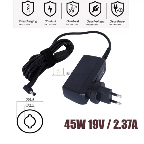 Asus 19V 2.37A (45W) 5.5x2.5mm OEM laptop töltő