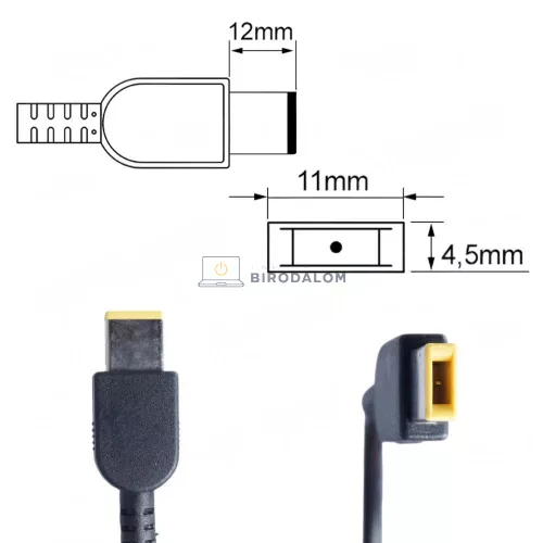 Lenovo 20V 2.25A (45W) Slim Tip OEM laptop töltő – G50, G70, B50, B51 sorozat