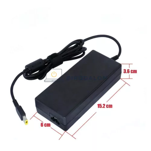 Lenovo 19.5V 6.15A (120W) Slim Tip OEM laptop töltő – ThinkCentre, IdeaPad Y700, G580