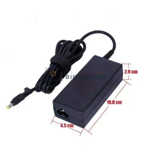 HP/Compaq 18.5V 3.5A (65W) 4.8x1.7mm OEM laptop töltő – DV1000–DV8000 sorozat, CQ511, CQ516, 6520S, 