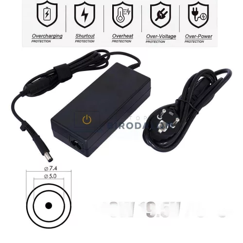 HP 19.5V 6.15A (120W) 7.4x5.0mm OEM laptop töltő – Envy DV6, DV7, DV8, DV7-6150