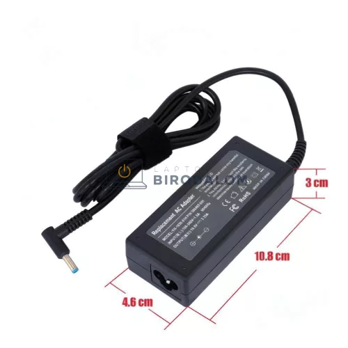 HP 19.5V 3.33A (65W) 4.5x3.0mm OEM laptop töltő – ProBook 430/440/450/470 G4, EliteBook 840/850 G4, 