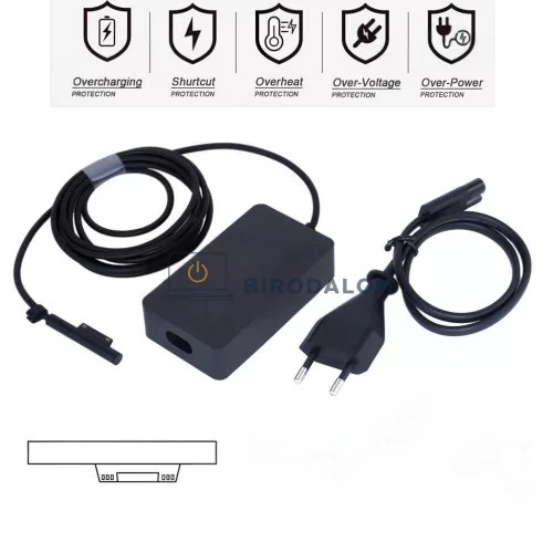 Microsoft 12V 2.58A (30W) Surface OEM laptop töltő