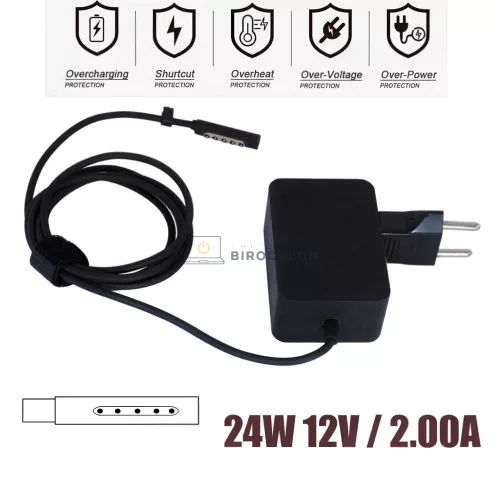 Microsoft Surface Pro 1/2, RT OEM töltő, 12V 2A 24W