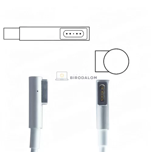Apple 16.5V 3.65A (60W) MagSafe 1 OEM laptop töltő – MacBook A1278, A1342, A1181