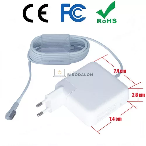 Apple 16.5V 3.65A (60W) MagSafe 1 OEM laptop töltő – MacBook A1278, A1342, A1181