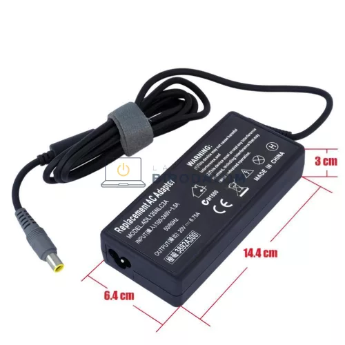 Lenovo 20V 6.75A (135W) 7.9x5.5mm OEM laptop töltő – ThinkPad T400s, T410, T510, T530, W510