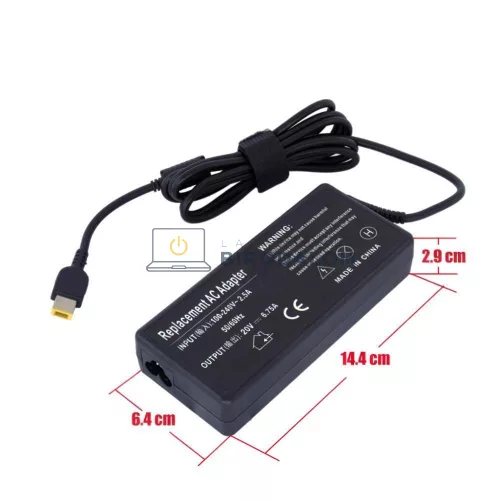 Lenovo 20V 6.75A (135W) Slim Tip OEM laptop töltő – IdeaPad L340, Y50, Y530, Y70, Legion Y520, Legio