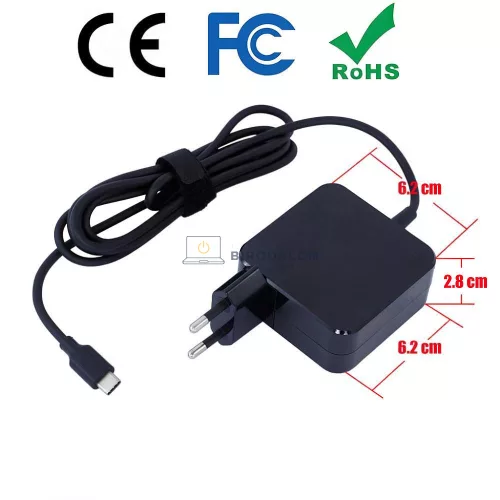 Asus / Acer / Samsung 20V 2.25A (45W) Type-C OEM laptop töltő – Zenbook 3, Swift 7, Chromebook sorozat