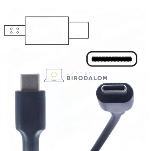 Asus 20V 3.25A (65W) USB Type-C OEM laptop töltő – ZenBook UX425 / UX363 / UX325 / ROG GX502