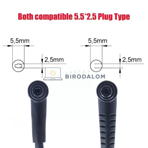 Lenovo 19.5V 6.15A (120W) 5.5x2.5mm OEM laptop töltő – G470/G570/G770, Y400/Y500, Z370/Z470/Z570