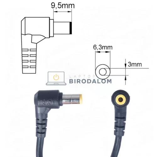 Lenovo IdeaCentre C300 C305 C320 B305 19.5V 6.15A (120W) 6.3x3.0mm OEM laptop töltő
