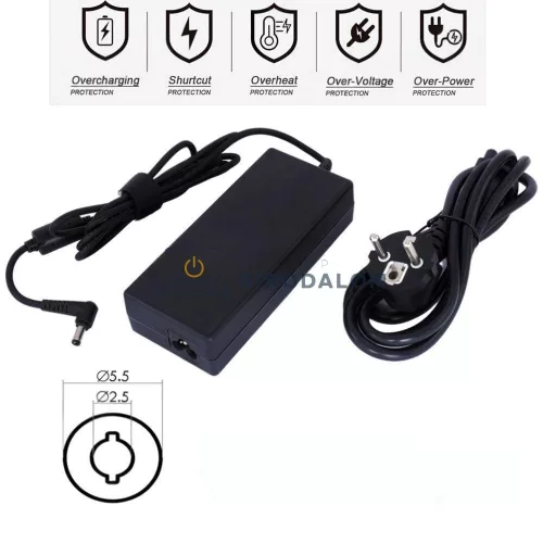 ASUS N46, N55, N56, N76, X53S, N705FN, N751JK 19V 6.32A 120W 5.5×2.5mm OEM laptop töltő