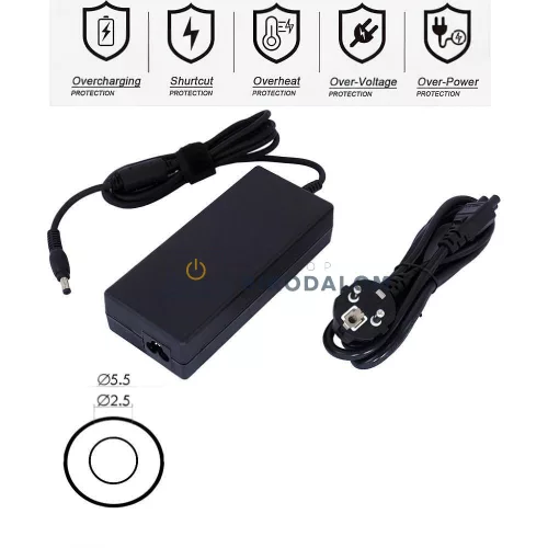Toshiba MSI Acer 19V 6.32A (120W) 5.5x2.5mm OEM laptop töltő