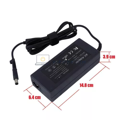 HP 18.5V 6.5A (120W) 7.4x5.0mm OEM laptop töltő – Pavilion DV6/DV7/DV8, HDX18, EliteBook