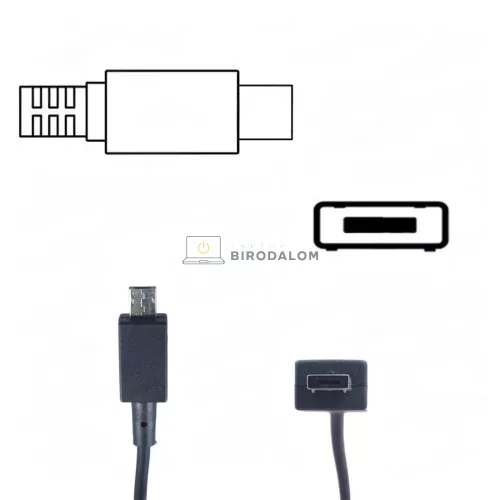 Asus 19V 1.75A (33W) Micro USB OEM laptop töltő – EeeBook X205TA, X205T, X205ST, VivoBook E200HA, E202SA sorozat
