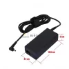Dell/Toshiba/Xiaomi 19.5V 3.34A (65W) 4.0x1.7mm OEM laptop töltő – Vostro 5470, dynabook v714, Mi Ru