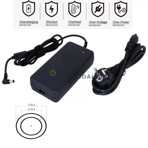 Sony VAIO 150W (19.5V 7.7A, 6.5x4.4mm) OEM laptop töltő – PCG-K17, PCG-FR315