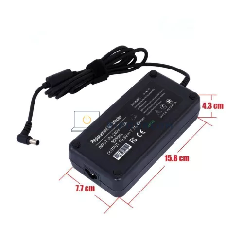 Sony VAIO 150W (19.5V 7.7A, 6.5x4.4mm) OEM laptop töltő – PCG-K17, PCG-FR315