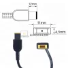 Lenovo 150W (19.5V 7.7A) Slim Tip USB OEM laptop töltő – A540, A740, S4040