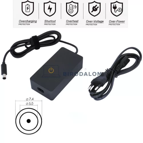Microsoft 15V 6A (90W) 7.4x5.0mm OEM laptop töltő – Surface Pro 3/4, Surface Book, Docking Station 1