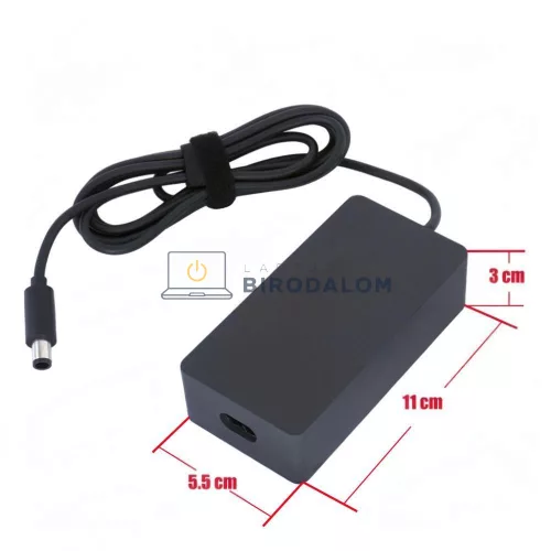Microsoft 15V 6A (90W) 7.4x5.0mm OEM laptop töltő – Surface Pro 3/4, Surface Book, Docking Station 1