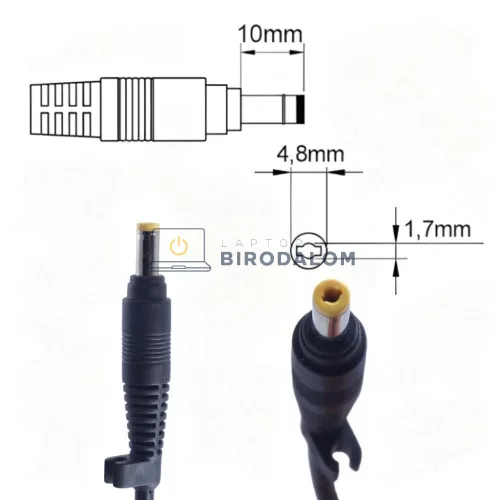Sony 10.5V 4.3A (45W) 4.8x1.7mm OEM laptop töltő – Vaio Duo 10/11/13, SVP132A1CM