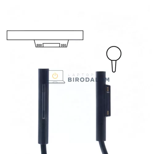 Microsoft Surface 44W (15V 2.58A) OEM laptop töltő – Surface Pro 3, 4, 5, 6