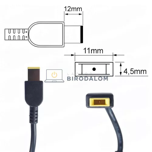 Lenovo 20V 11.5A (230W) Slim Tip OEM laptop töltő