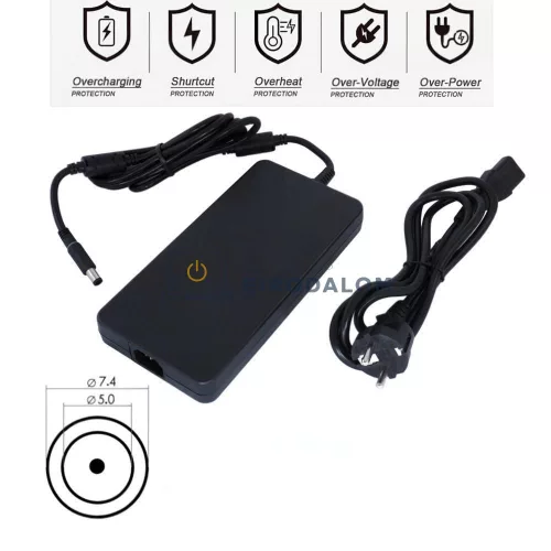 Dell 19.5V 12.3A (240W) 7.4x5.0mm OEM laptop töltő