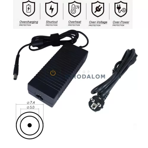 HP 19V 7.1A (135W) 7.4x5.0mm OEM laptop töltő