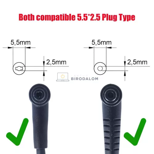 Universal 19V 3.43A (65W) 5.5x2.5mm OEM laptop töltő
