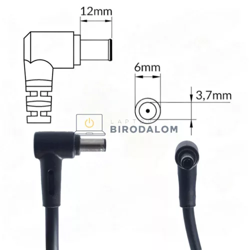Asus ROG G513, G533, G713, G733, G703, GX703, GX551, NR2202 280W OEM laptop töltő, 20V 14A, 6.0x3.7m