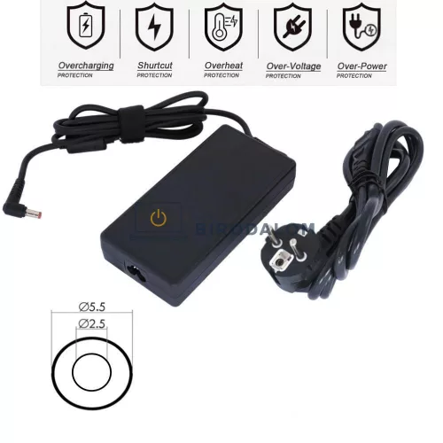 Lenovo IdeaPad Y400 Y410p Y500 Y510p, ThinkPad Y500N, HP NX9100 NX9105 NX9110 170W OEM laptop töltő,