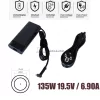 HP 19.5V 6.9A 135W 4.5x3.0mm OEM laptop töltő (Omen 15, Omen 17, Pavilion Gaming 15, Spectre x360 15)