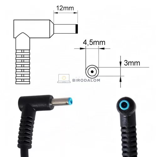 HP 19.5V 6.9A 135W 4.5x3.0mm OEM laptop töltő (Omen 15, Omen 17, Pavilion Gaming 15, Spectre x360 15)