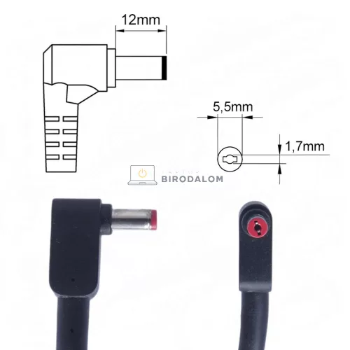 Acer Nitro 5 AN515 / Nitro 16 AN16 / Nitro 17 AN17 / Aspire V Nitro VN7 19.5V 11.8A 230W 5.5×1.7mm OEM laptop töltő